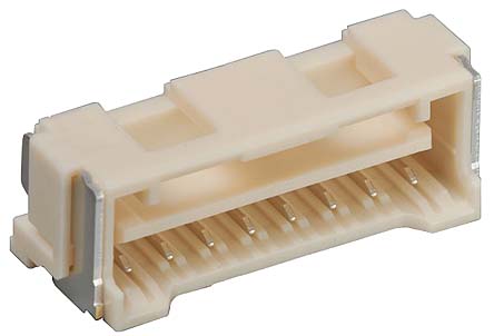 Molex CLIK-Mate Series Right Angle Surface Mount PCB Socket, 3-Contact, 1-Row, 2mm Pitch, Solder Termination