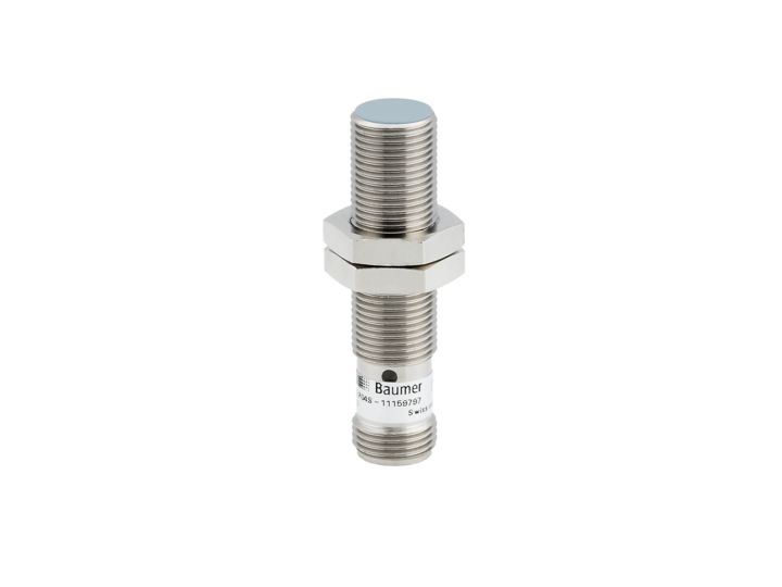 Baumer Proximity Barrel Inductive Proximity Sensor, M12, 0 → 4 mm Detection 0-10 V, 12 → 36 V dc
