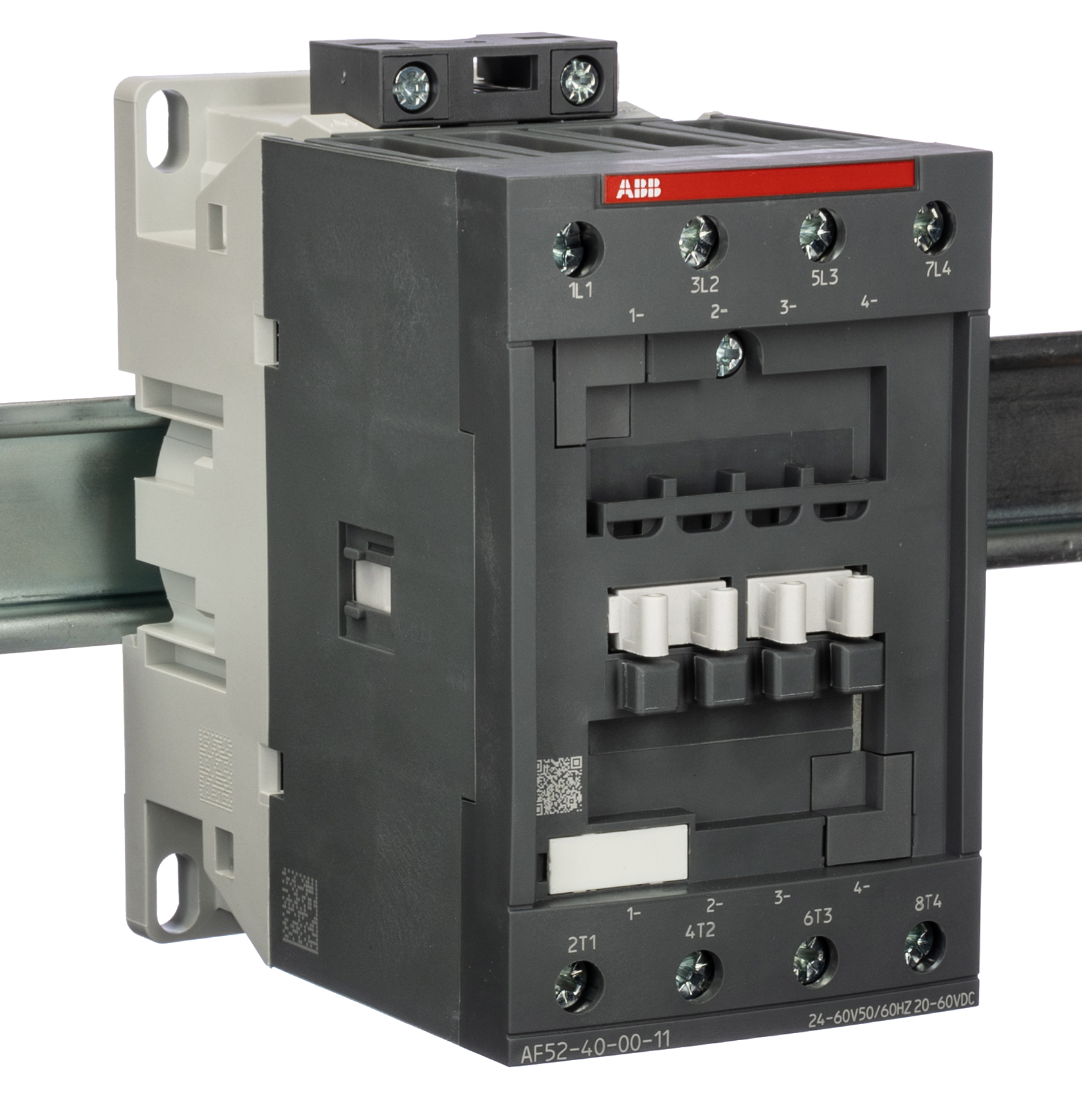 ABB AF Contactor, 60 V Coil, 4-Pole, 100 A, 30 kW 60 V, 4 NO