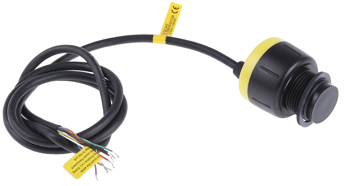 Flowline EchoPod Series Ultrasonic Level Transmitter Ultrasonic Level Sensor, Vertical, ABS, PC Body