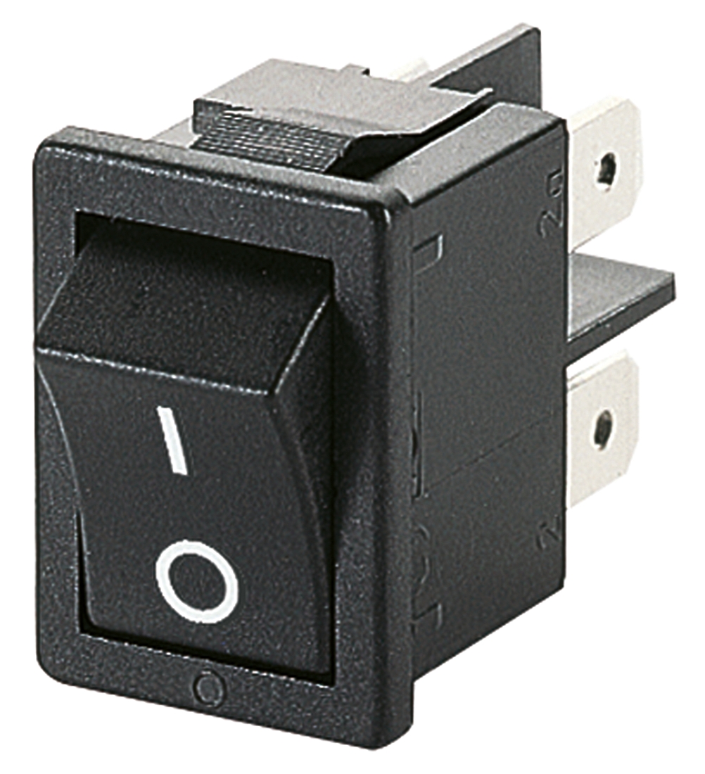Marquardt DPST, On-Off Rocker Switch Panel Mount