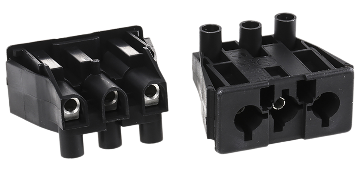 Wieland ST18 Series Connector, 3-Pole, Female, Panel Mount, 16A, IP20