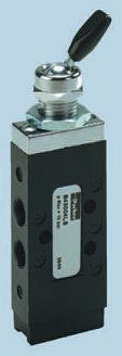 Parker Lever 5/2 Pneumatic Manual Control Valve B43 Series, G 1/8, 1/8in, III B