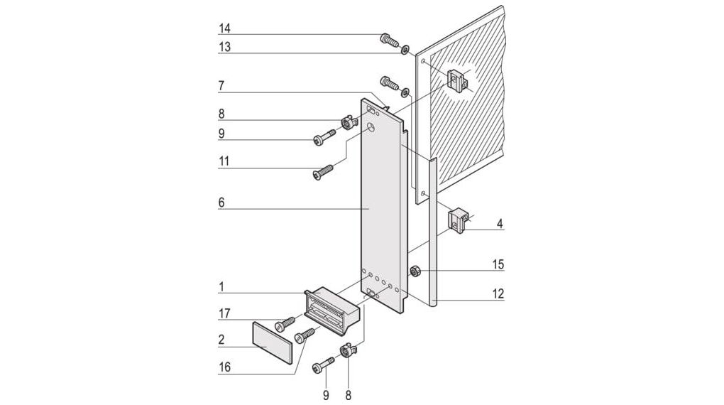 nVent SCHROFF PCB Card Guide Plug-In Unit 61mm Long