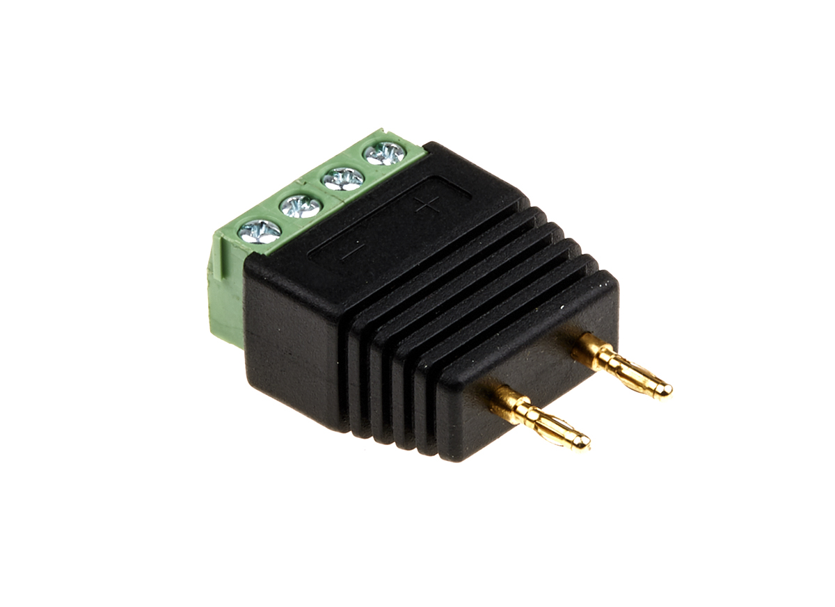 RS PRO, Male Banana Socket With Brass contacts and Gold Plated