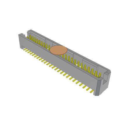 Samtec TFML Series Vertical Surface PCB Header, 50 Contact(s), 1.27 mm Pitch, 2 Row, Shrouded