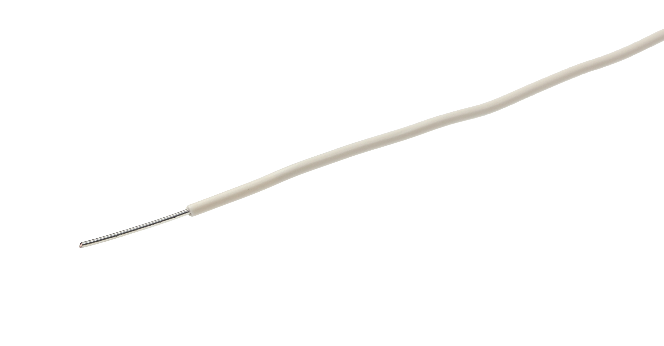 Alpha Wire Hook-up Wire PVC Series White 0.33 mm² Hook Up Wire, 22 AWG, 1/0.64 mm, 30m, PVC Insulation, 3051/1 WH005