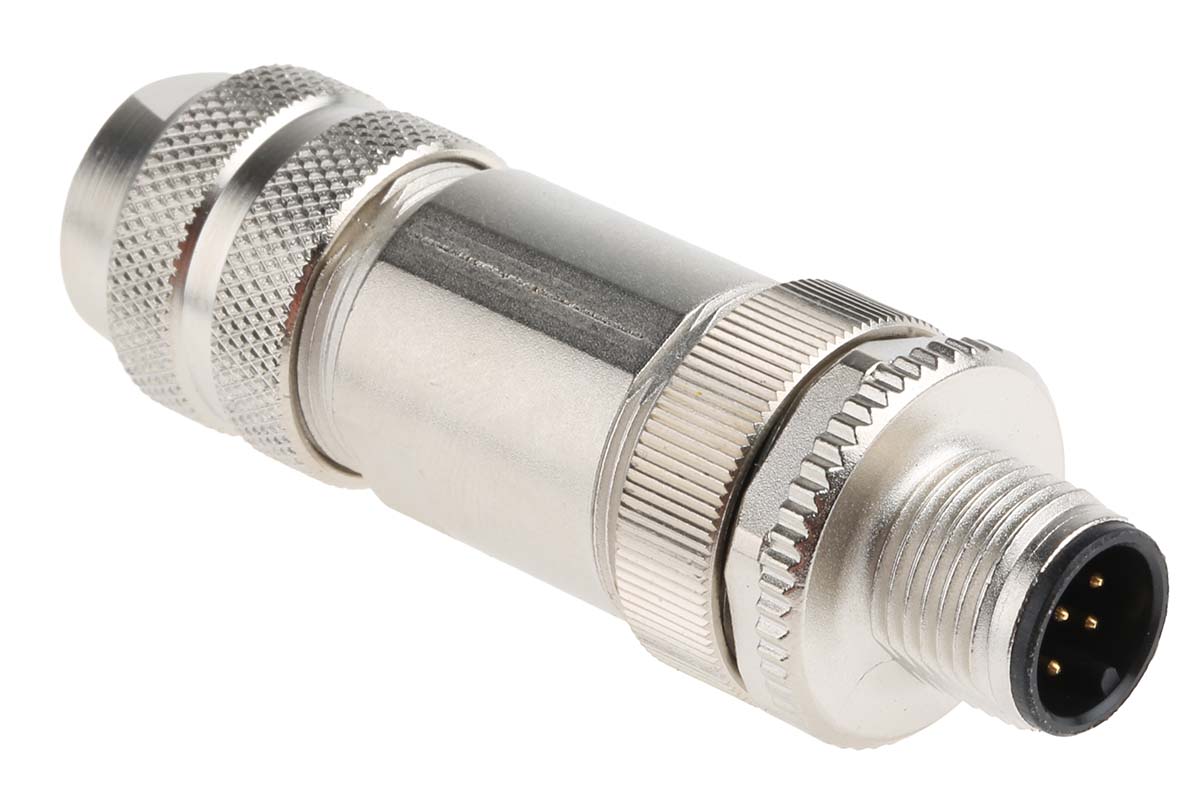 Phoenix Contact Circular Connector, 8 Contacts, Cable Mount, M12 Connector, Plug, Male, IP67, SACC Series