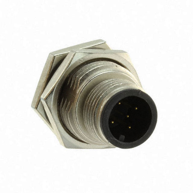 Amphenol Industrial Circular Connector, 5 Contacts, Panel, M12 Connector, Plug, Male, IP68, IP69K, M Series