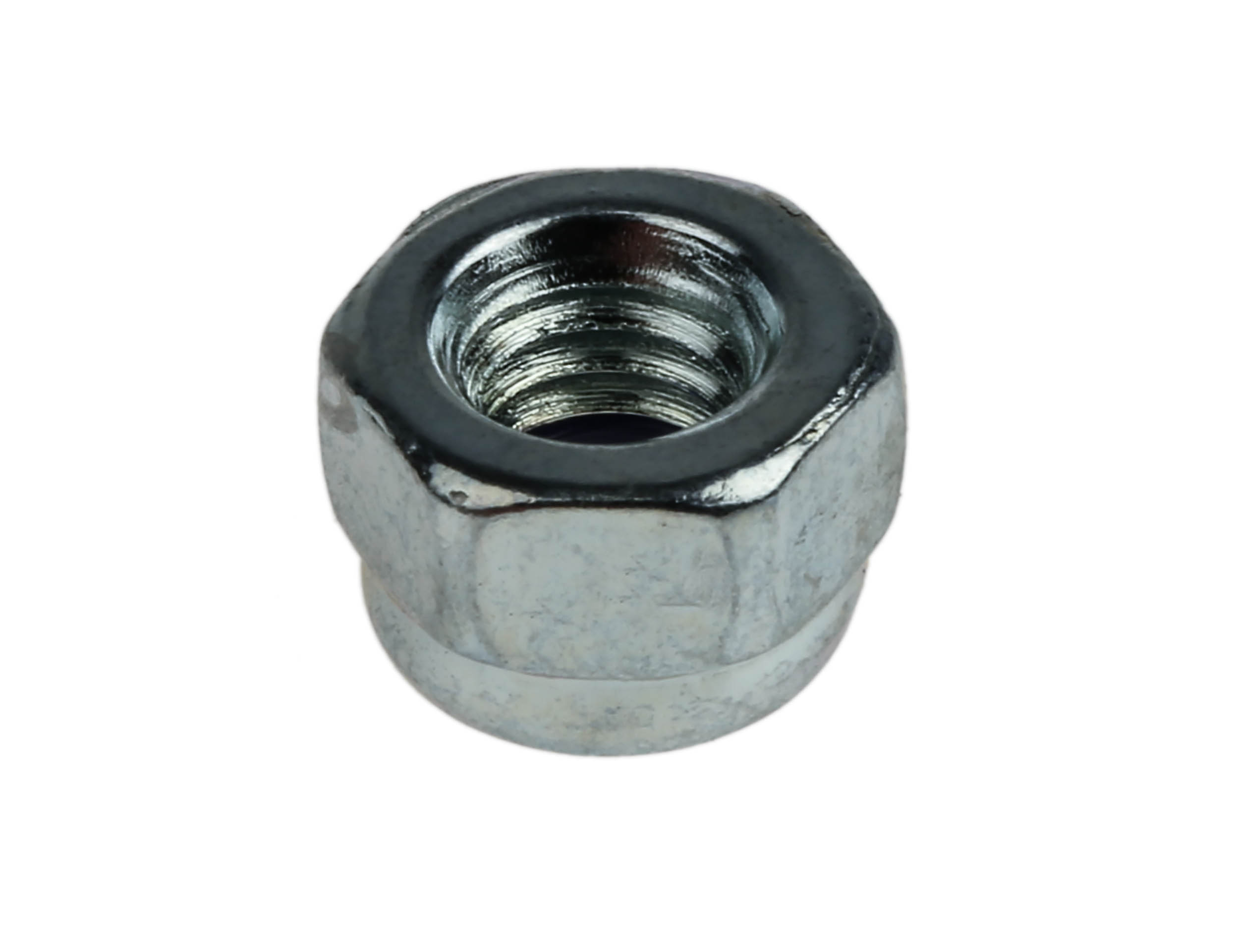 RS PRO, Bright Zinc Plated Steel Lock Nut, DIN 985, M4
