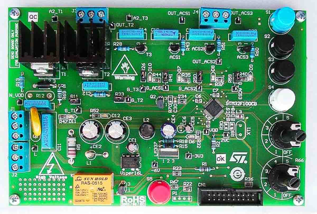 STMicroelectronics Demonstration Board Motor Controller for STM32F100 for Home Appliance Applications