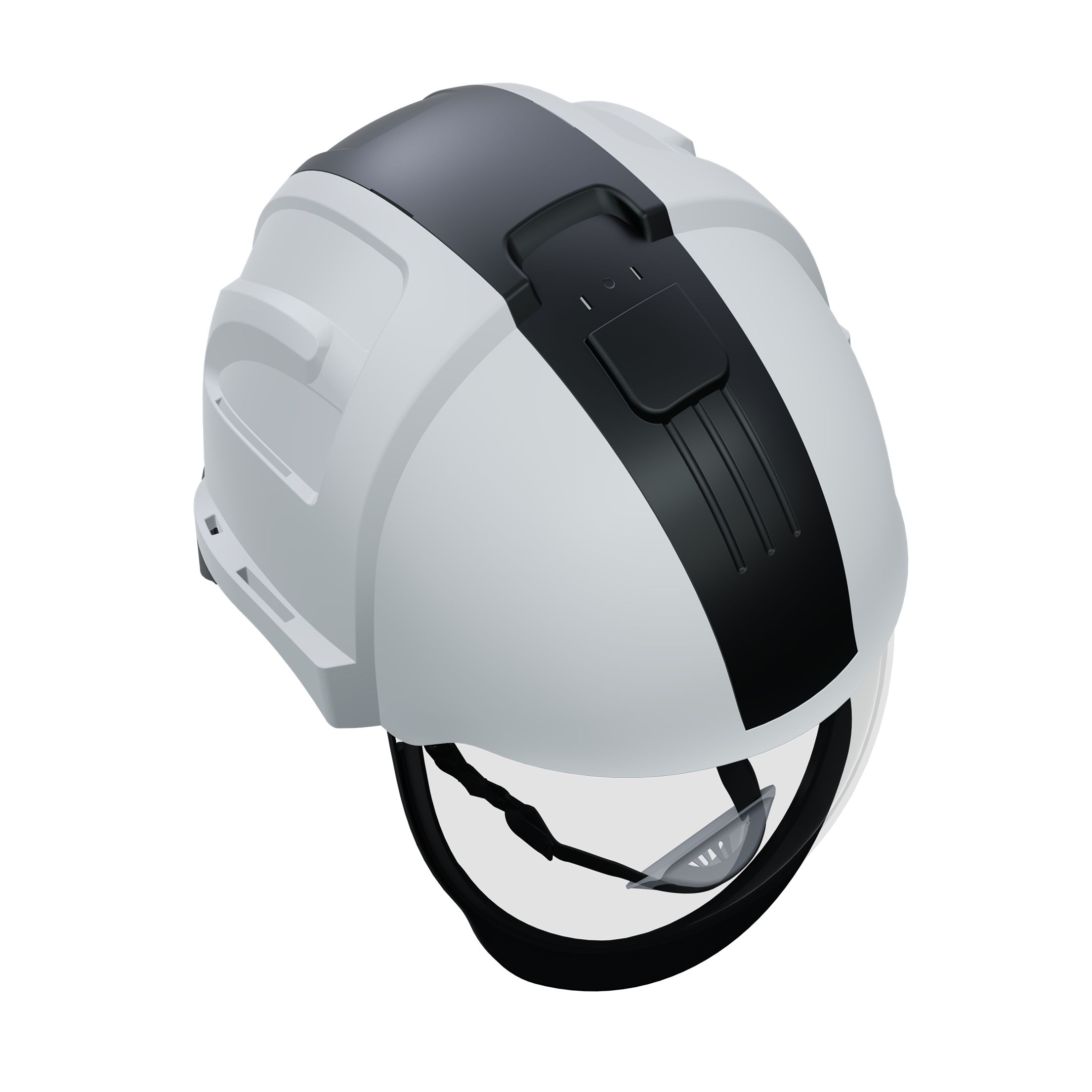 Penta Visarc White Hard Hats with Chin Strap, Adjustable