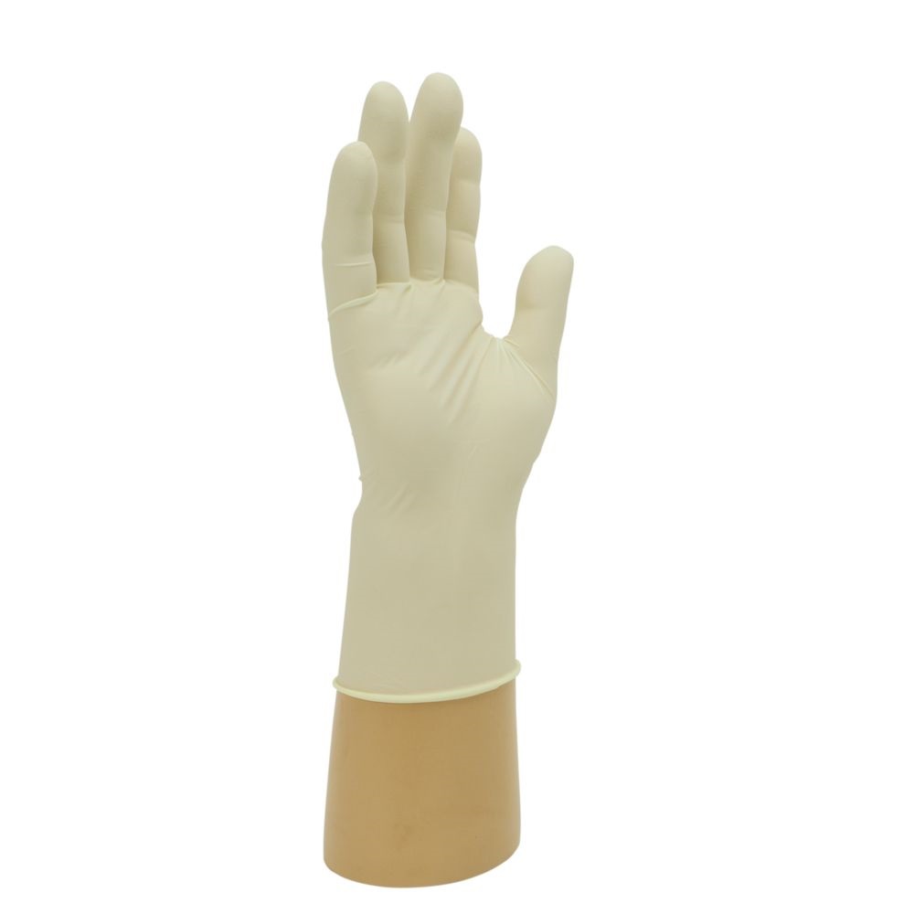 Polyco Healthline GL888 Natural Colour Powder-Free Natural Latex Disposable Gloves, Size Extra Large