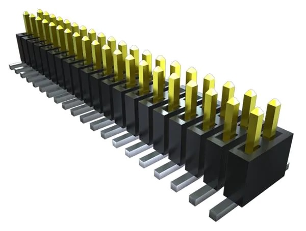 Samtec FTSH Series Vertical Through Hole PCB Header, 10 Contact(s), 1.27 mm Pitch, 2 Row, Unshrouded