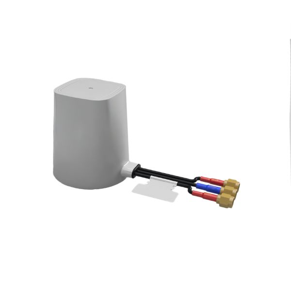 Taoglas MA343.W.LBI.001 Round Multi-Band Antenna with SMA Connector, 4G, 5G