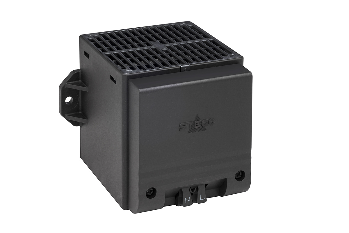 STEGO Enclosure Heater, 24V dc, 200W Output, +50°C, 75mm x 65mm x 90mm