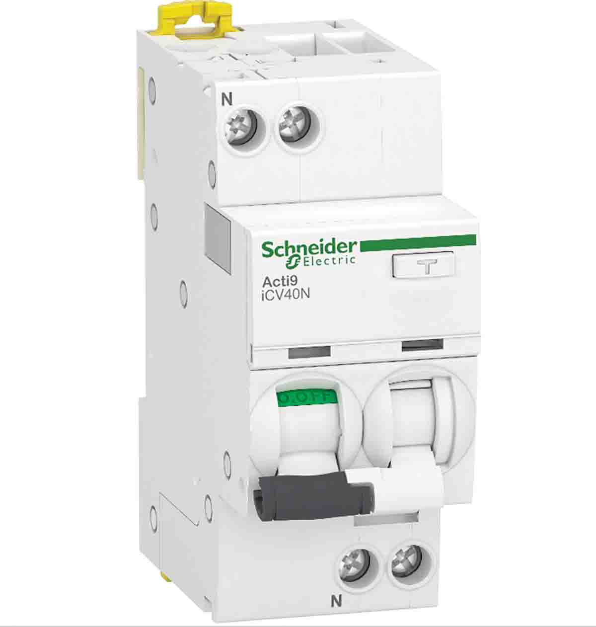 Schneider Electric RCBO, 6A Current Rating, 1P Poles, 30mA Trip Sensitivity, Acti9 Range