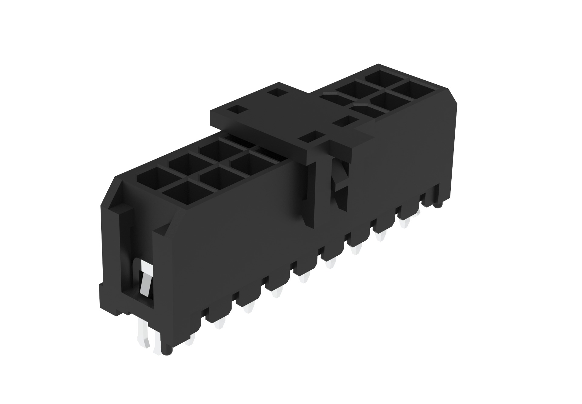 Amphenol Communications Solutions G88MP181020 Series Vertical Board Mount PCB Socket, 18-Contact, 2-Row, 3mm Pitch,