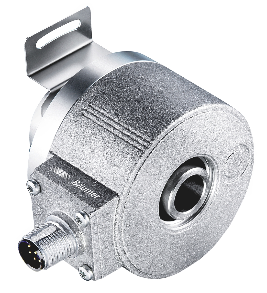 Baumer EIL580 Series Optical Incremental Encoder, 1000 ppr, HTL/Push Pull Signal, Hollow Type, 12mm Shaft