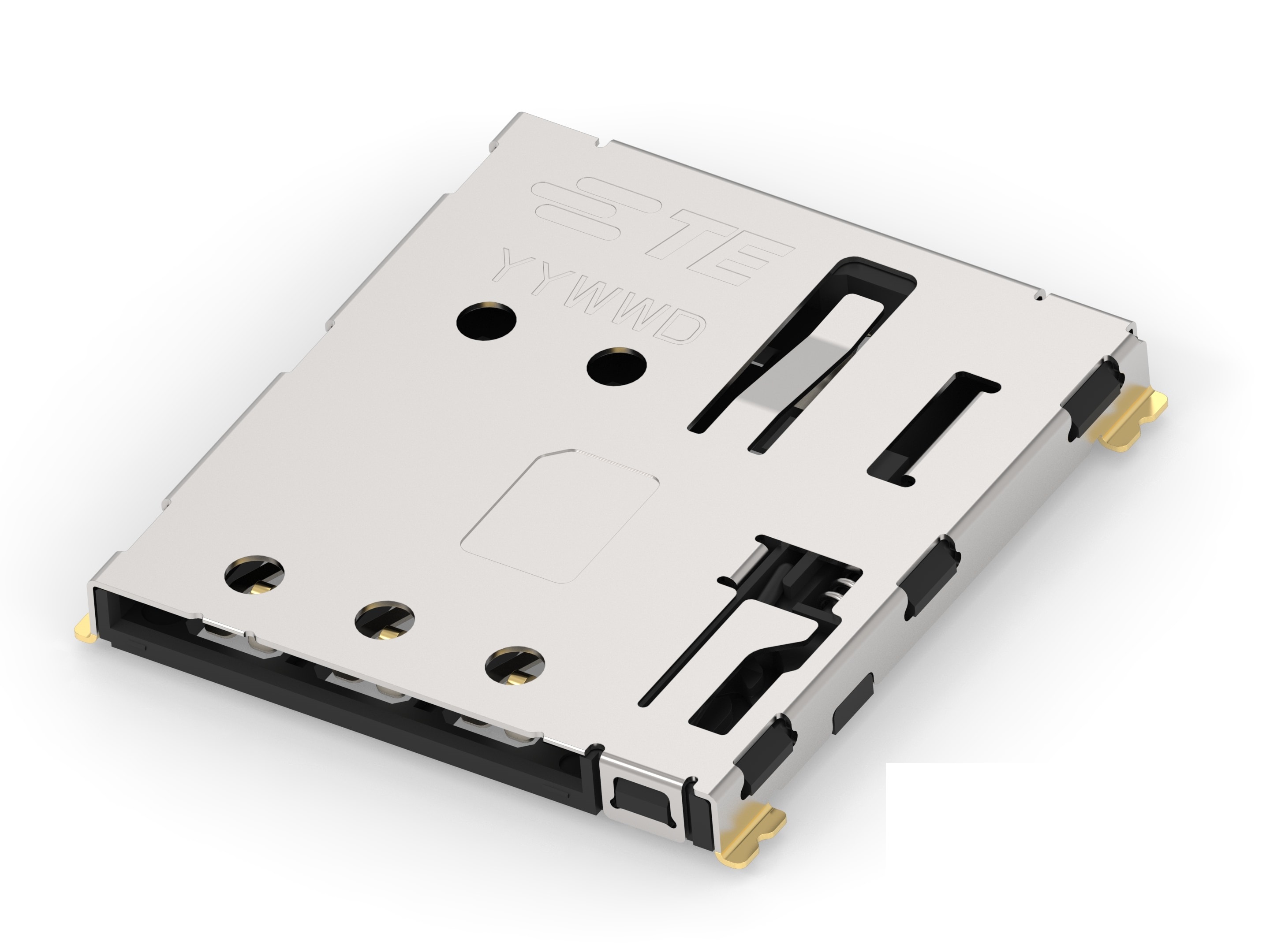 TE Connectivity, 2490448-1 7 Way Push/Push Nano Sim Memory Card Connector