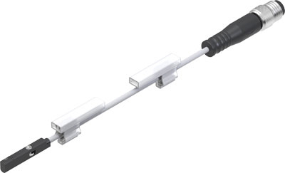 Festo Proximity Sensor Pneumatic Position Detector, IP65, IP68, 30V dc, NPN Operation, SMT-10M, with LED indicator,
