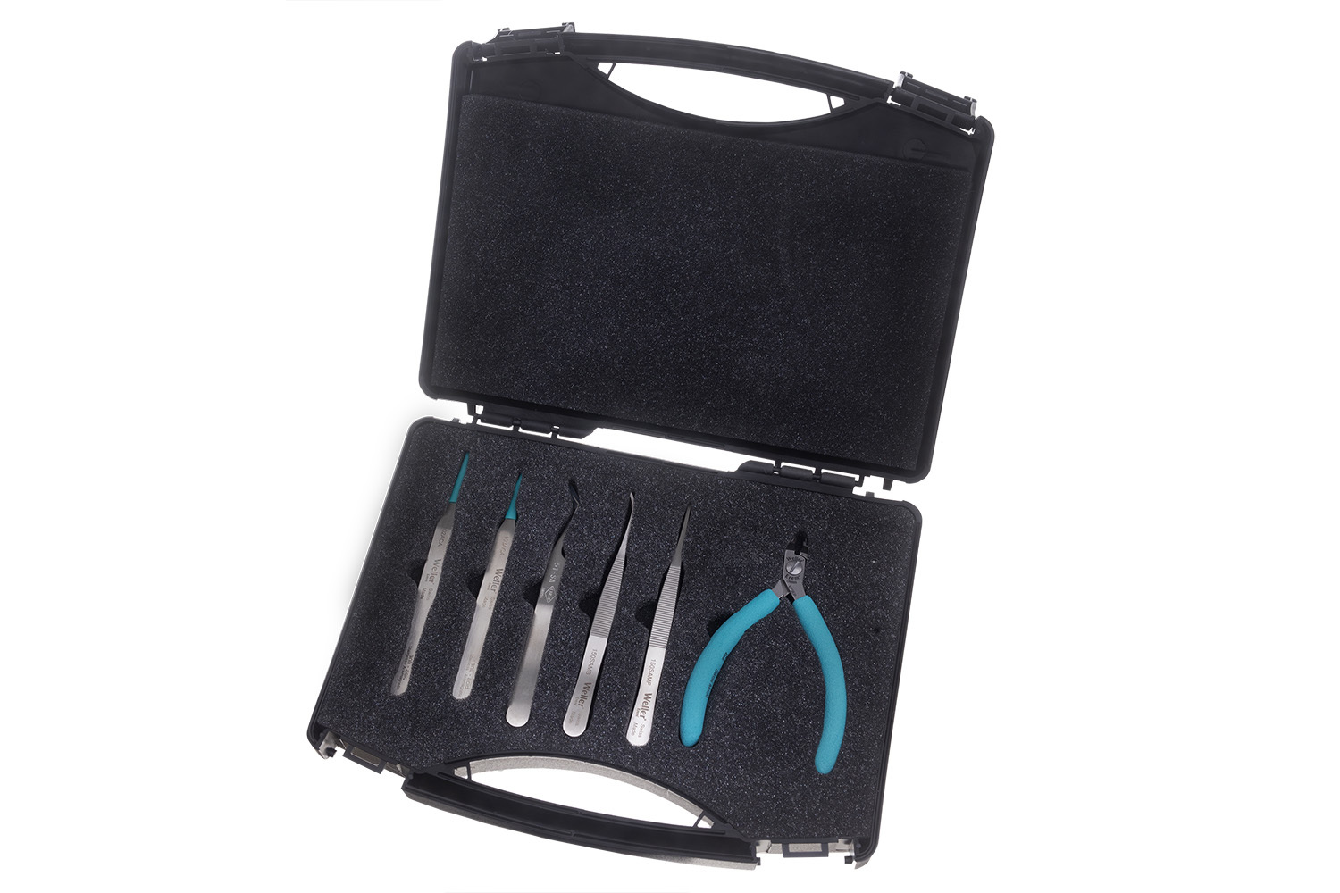 Weller Erem 6 Piece ESD Tool Kit with ESD-Safe Plastic Case