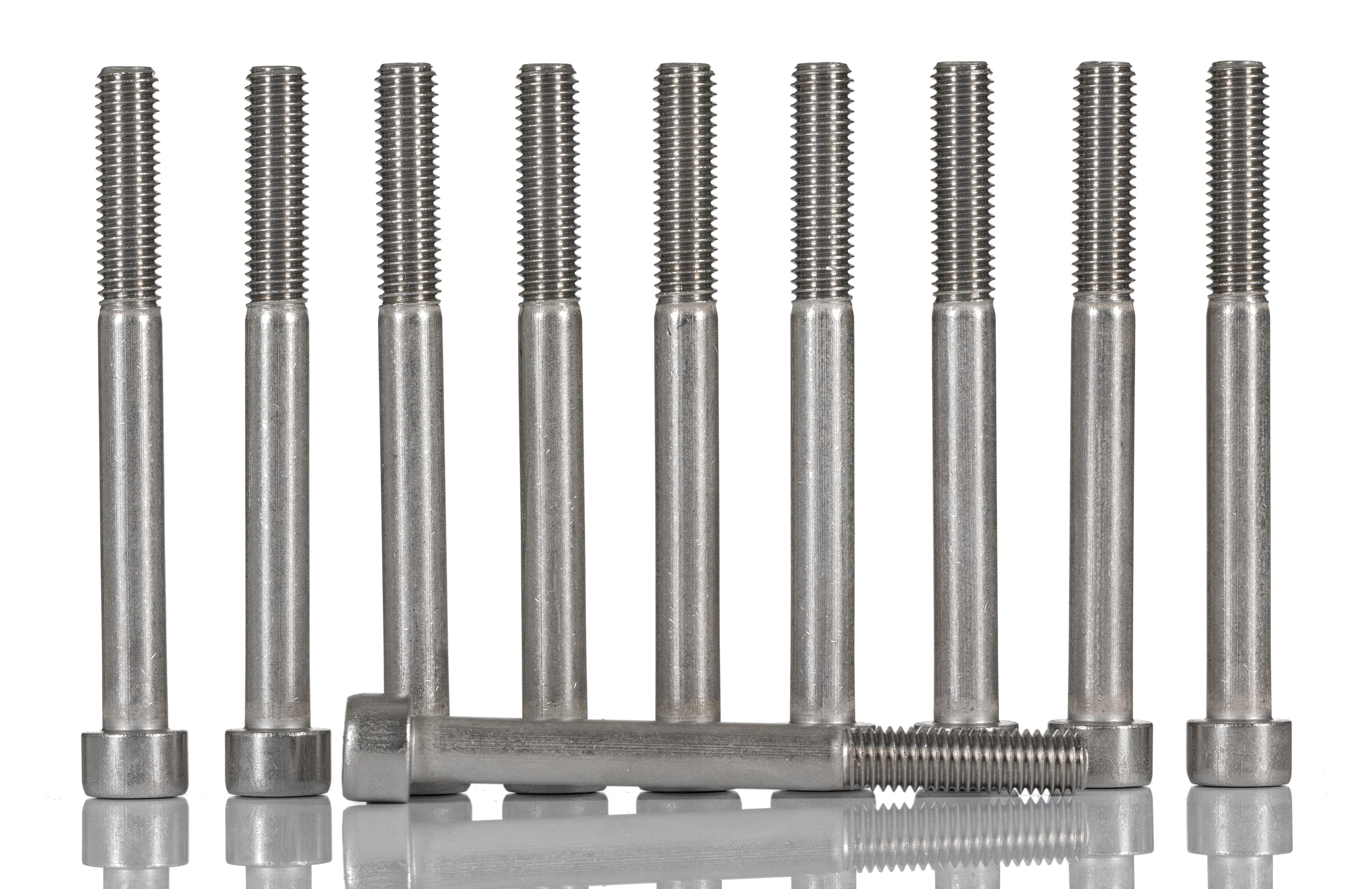 RS PRO Stainless Steel Hex Socket Cap Screw, DIN 912, M8 x 80mm