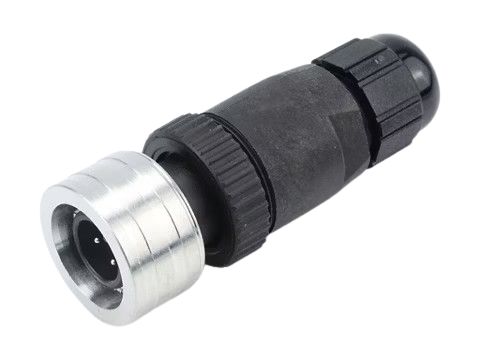 Brad from Molex Circular Connector, 4 Contacts, Cable, M12 Connector, Socket, Male, IP69K, Ultra-Lock Series