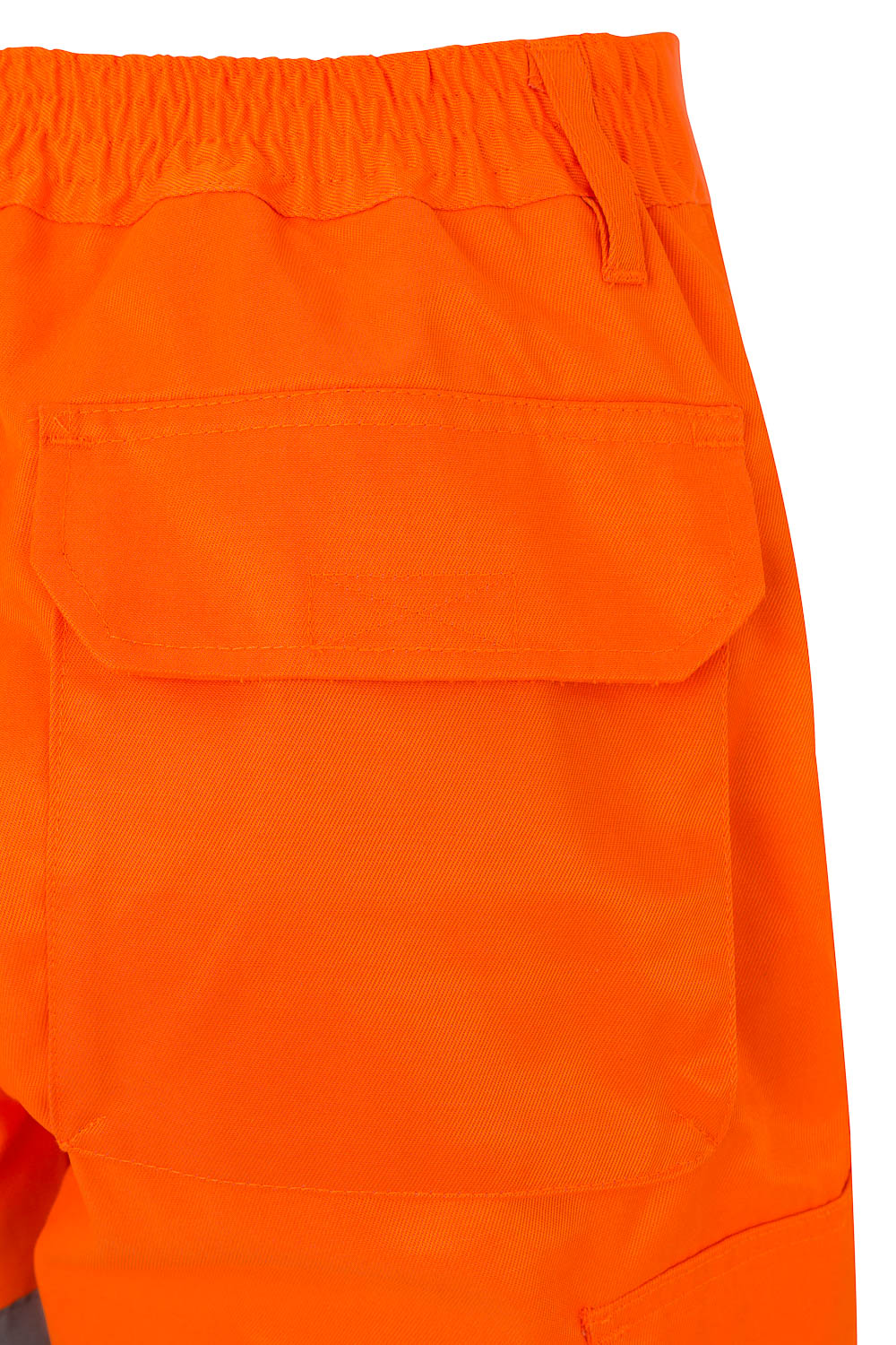 Velilla 303005 Fluorescent Orange Unisex Hi Vis Shorts, 114cm