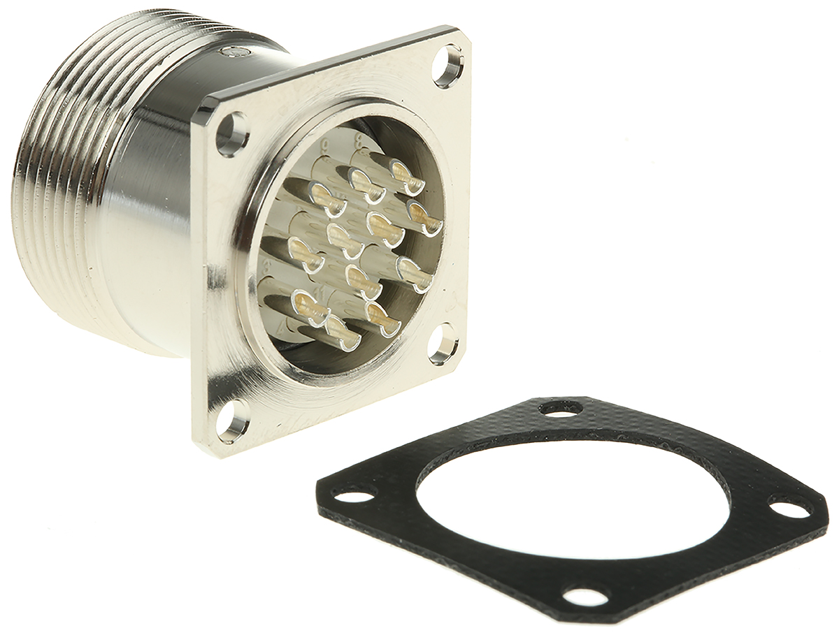 Lapp Circular Connector, 12 Contacts, Panel, 19.5 mm Connector, Plug, Male, IP65, EPIC R Series