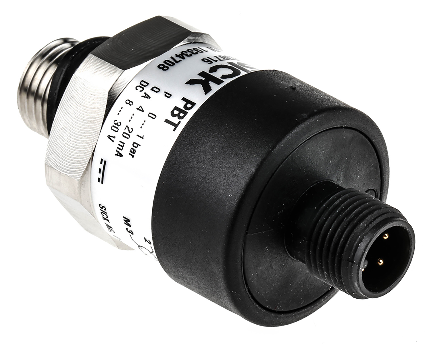 SICK Pressure Sensor, 0bar Min, 1bar Max, Analogue Output, Relative Reading