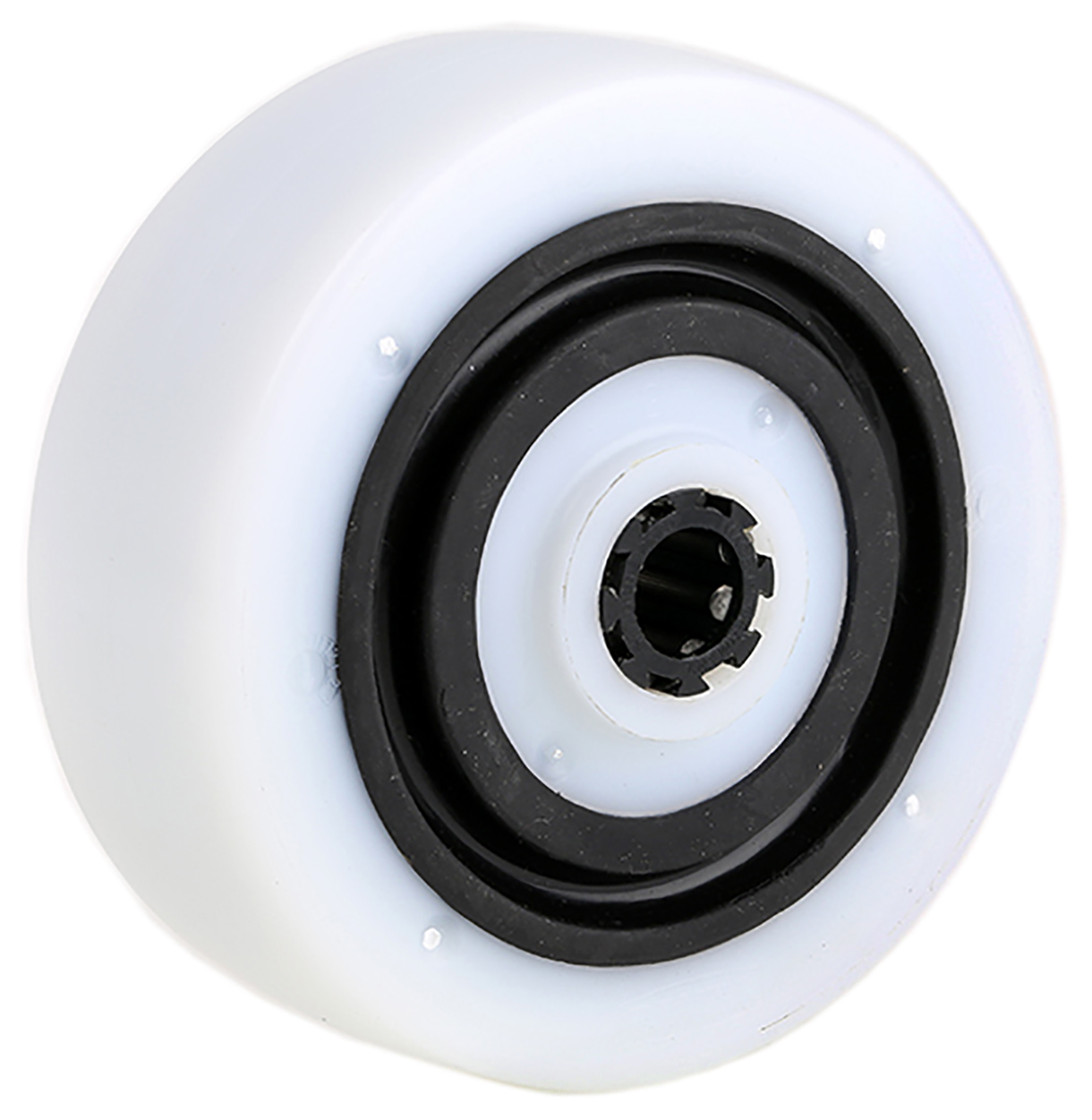 Tente White Polyamide Quiet Operation Trolley Wheel, 320kg