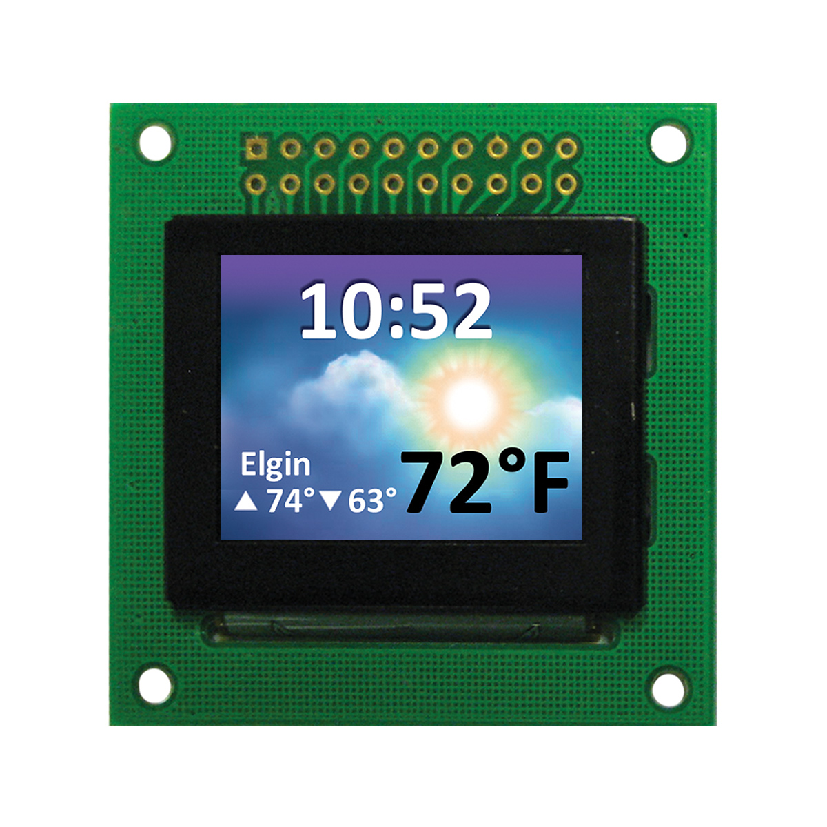 NEWHAVEN DISPLAY INTERNATIONAL 1.27in Full Colour TFT matrix OLED Display 128 x 96pixels PCB Mount Parallel Interface