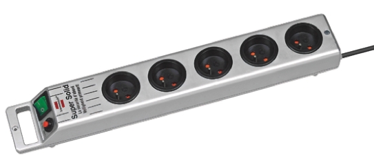 brennenstuhl 2.5m 5 Socket Type E - French Extension Lead, 230 V, IP20