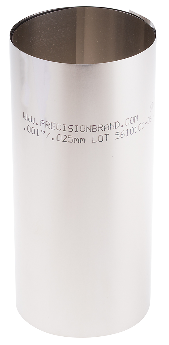 Steel Shim, 50in x 6in x 0.025mm