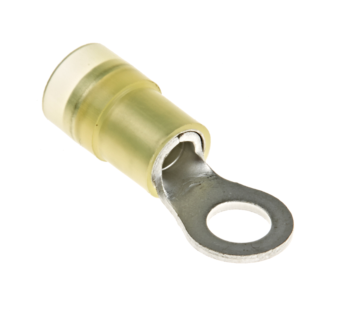 RS PRO Insulated Ring Terminal, M5 Stud Size, 4mm² to 6mm² Wire Size, Yellow
