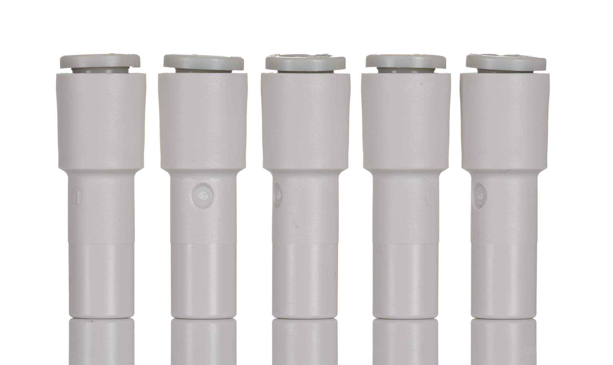SMC KQ2 Series Straight Tube-to-Tube Adaptor, Push In 4 mm to Push In 6 mm, Tube-to-Tube Connection Style