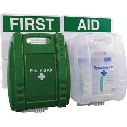 RS PRO First Aid & Eyewash Kit for 11 → 20 Person/People, Wall Mounted