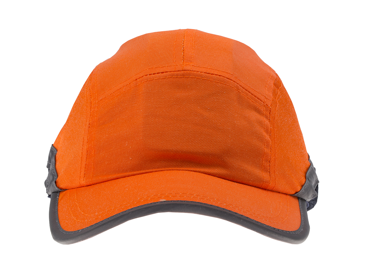 Portwest Orange Long Bump Cap, Mesh Protective Material