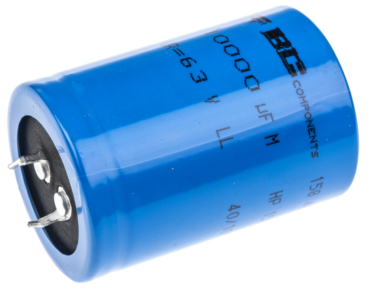 Vishay 10000μF Aluminium Electrolytic Capacitor 63V dc, Snap-In - MAL215848103E3
