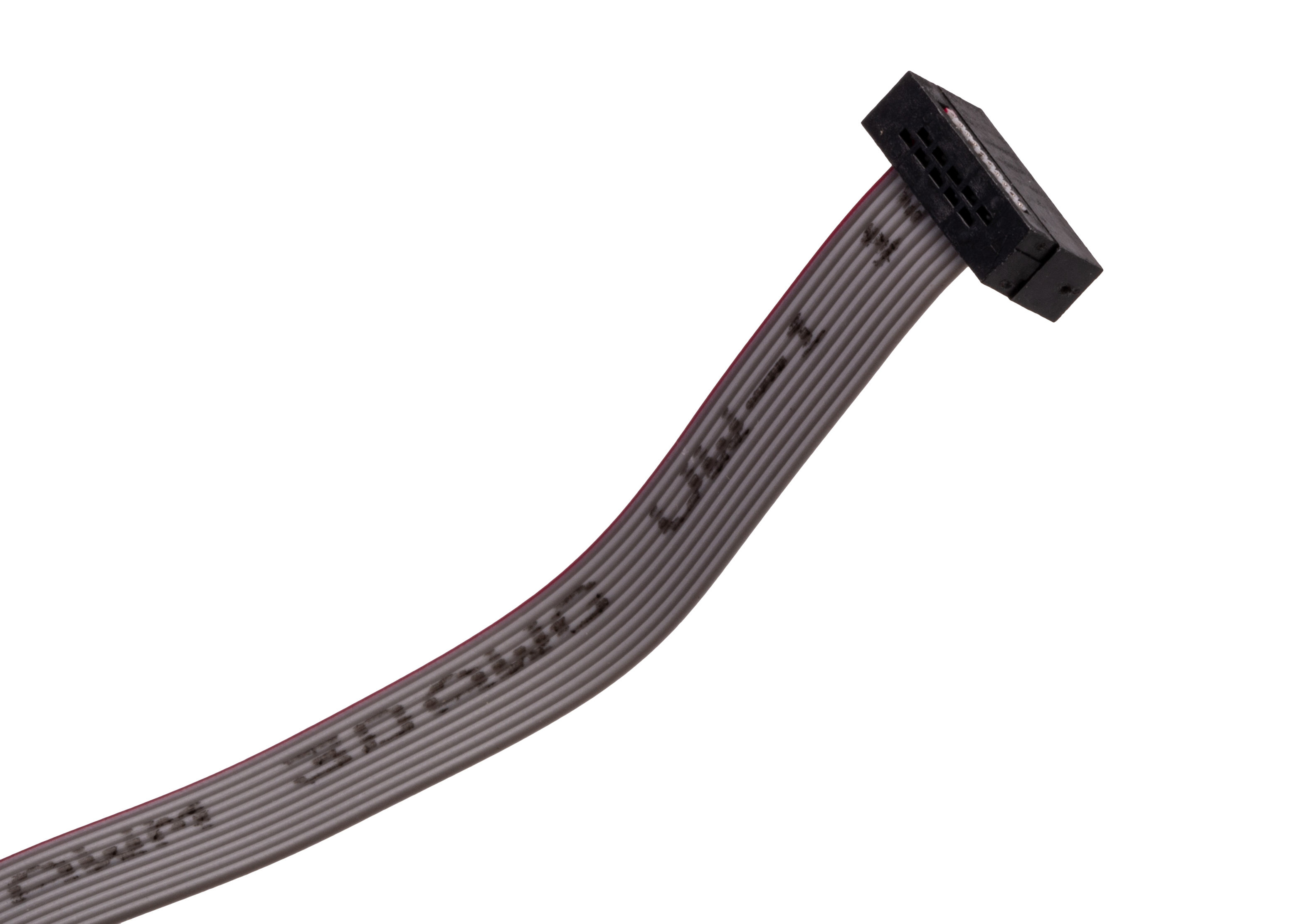 Samtec FFSD Series Flat Ribbon Cable, 10-Way, 1.27mm Pitch, 200mm Length, Tiger Eye IDC to Tiger Eye IDC