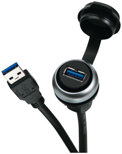 Murrelektronik Limited USB 3.0, Female; Male USB A to USB A, 1m