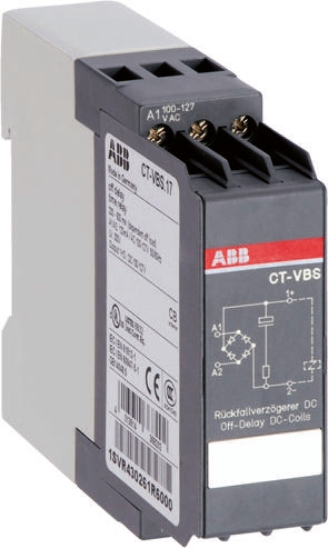 ABB DIN Rail Mount Timer Relay, 24 → 240 V ac, 24 → 48V dc, 1-Contact, 0.05 s → 300h, SPDT