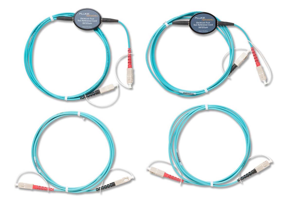 Fluke Networks Test Reference Cord Kit for Certifiber® Pro Optical Loss Test Set, SC Terminated Fiber, MRC-50EFC-SCSCKIT