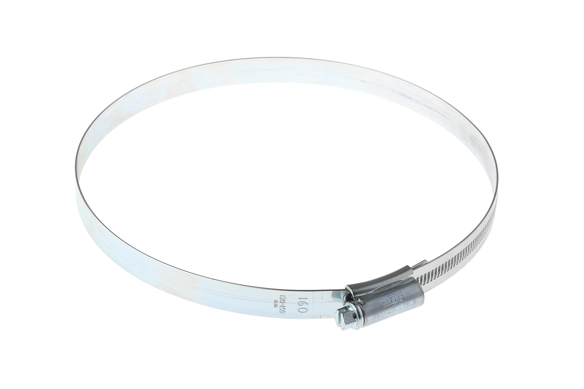 HI-GRIP Steel Slotted Hex Worm Drive, 13mm Band Width, 130 → 160mm ID