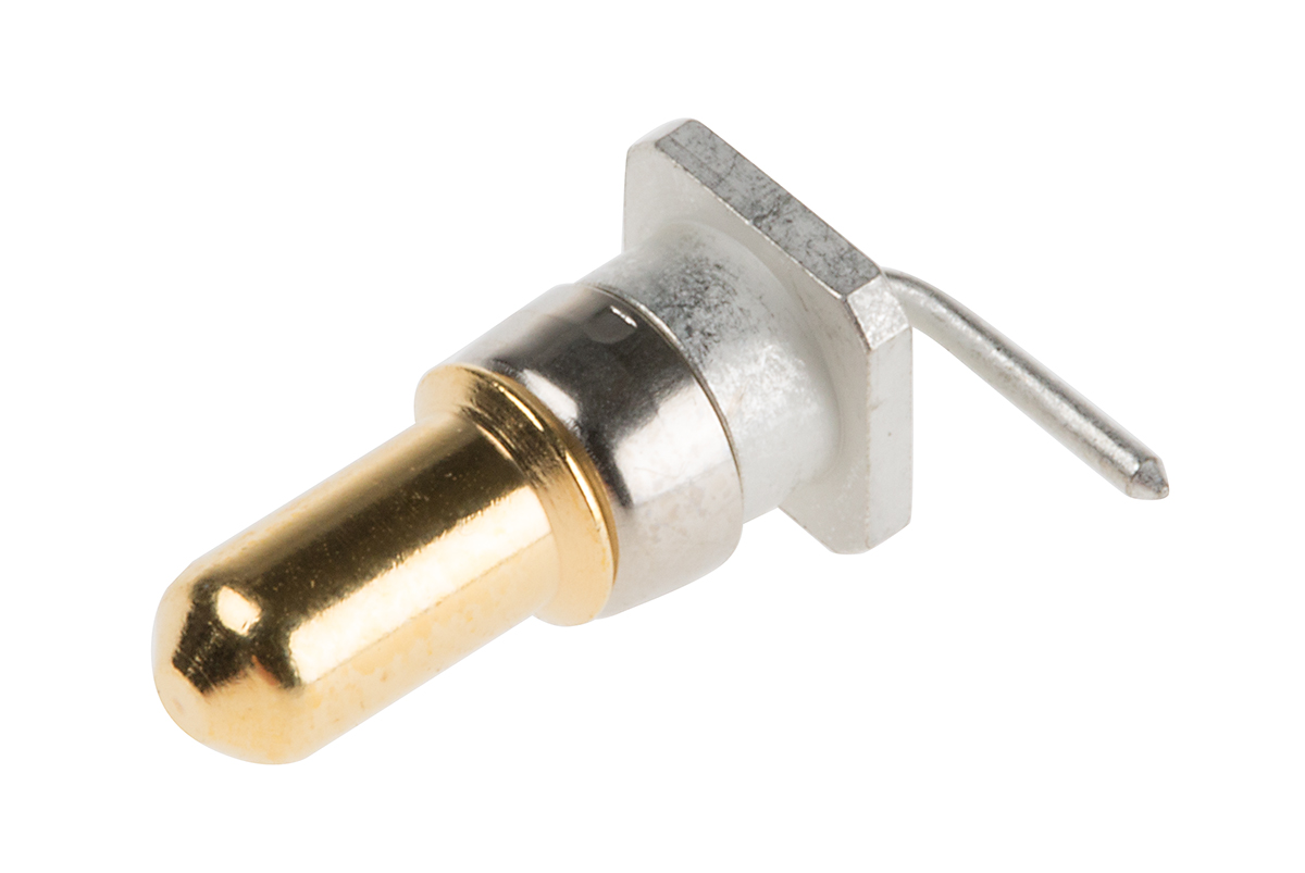 RS PRO , Right Angle , Male Gold , Copper Alloy , Backplane Connector Contact