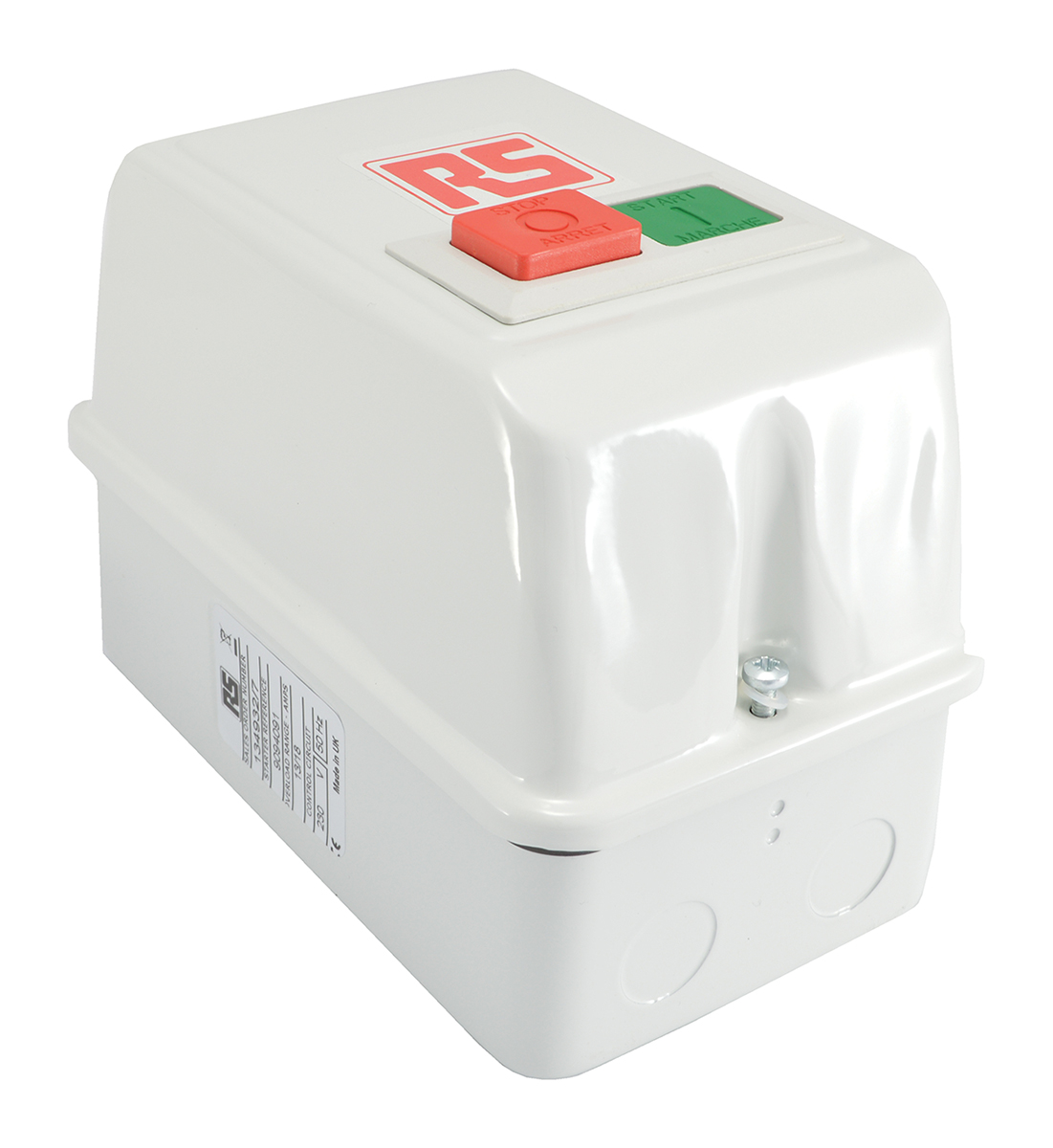 RS PRO DOL Starter, DOL, 3.7 kW, 415 V ac, 3 Phase, IP55