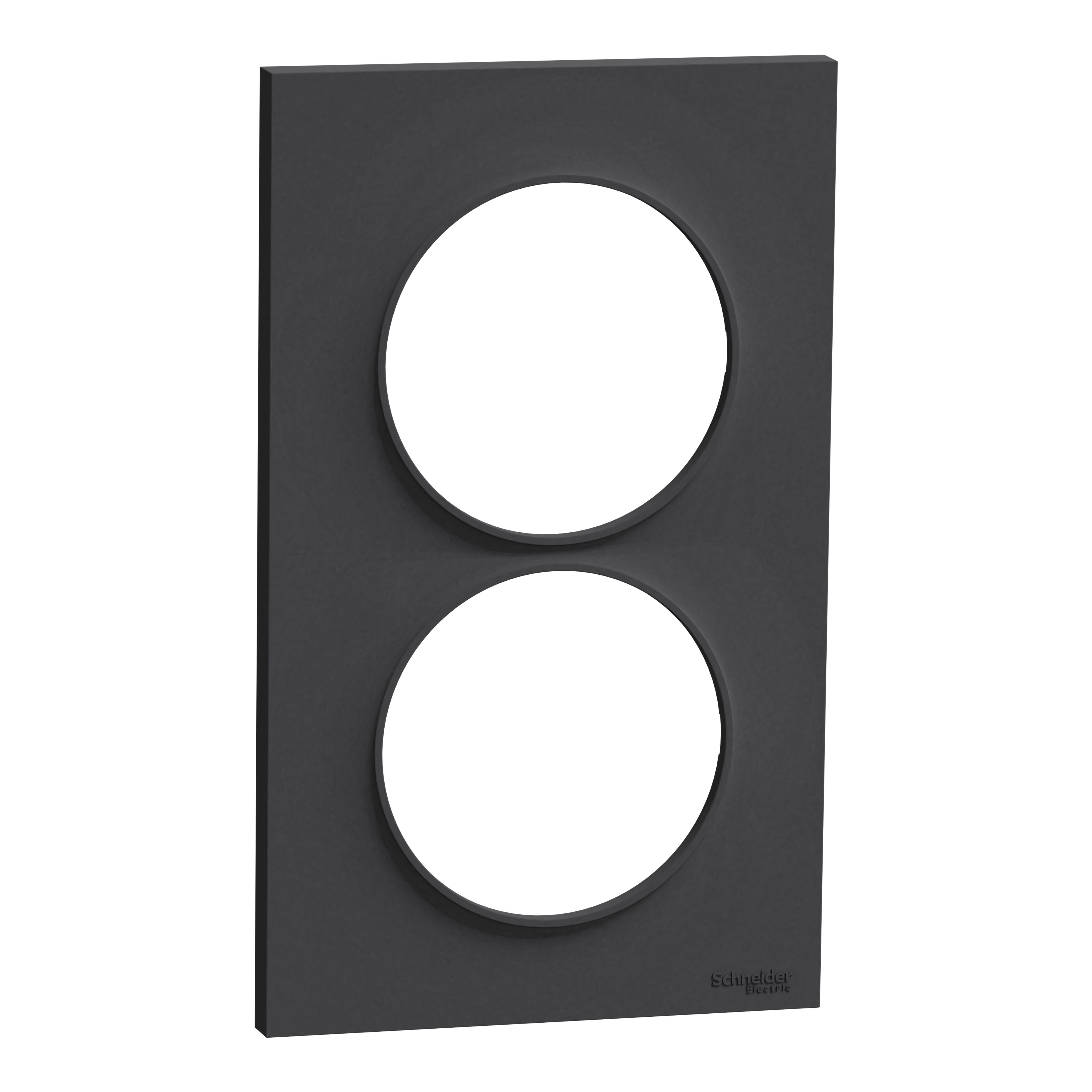 Schneider Electric Anthracite, 2 Gang, Odace