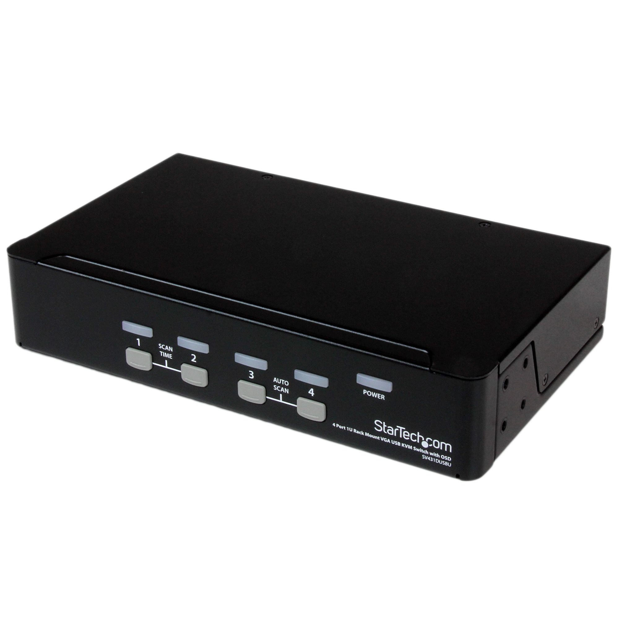 StarTech.com 4 Port USB VGA KVM Switch, 1920 x 1440 Maximum Resolution