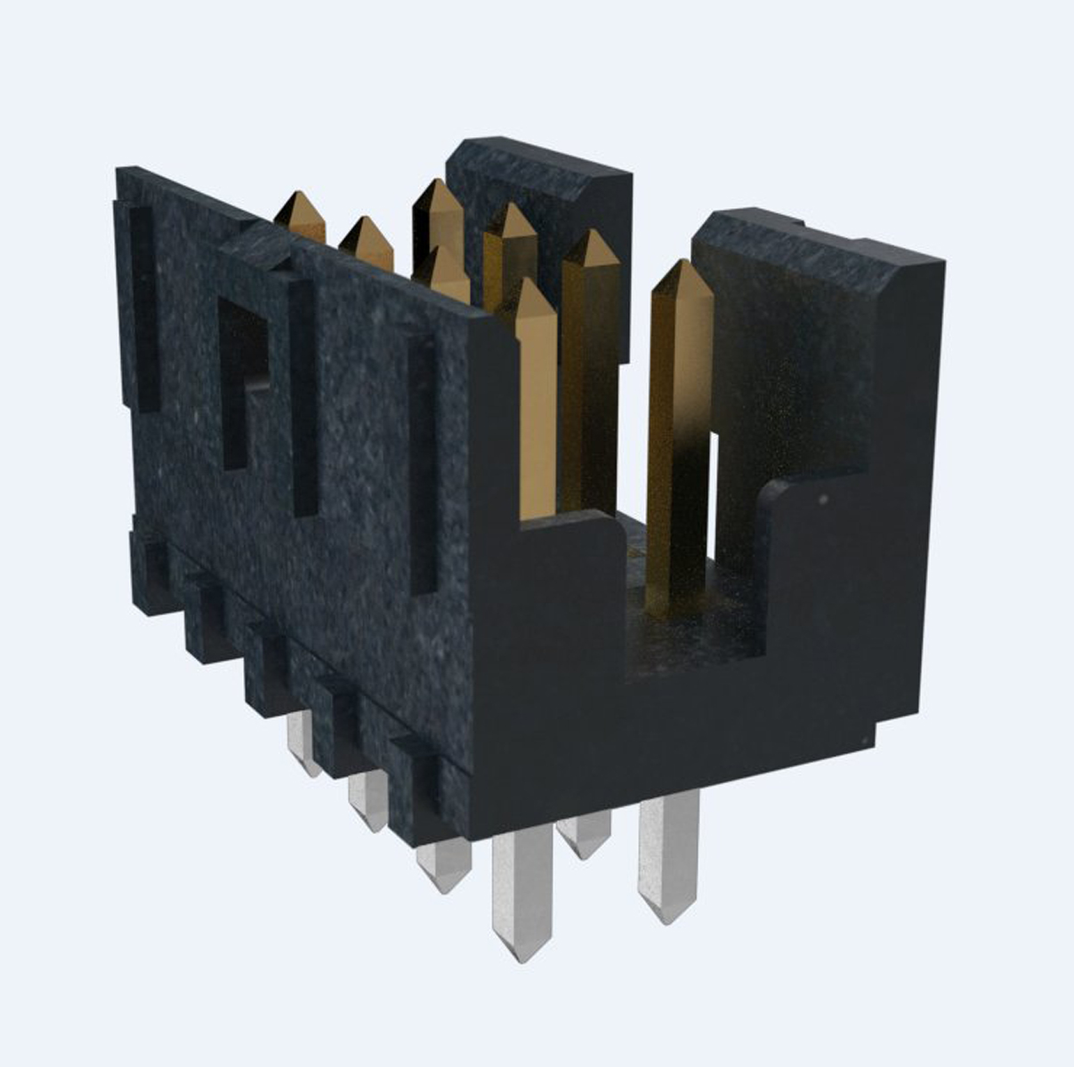 Amphenol Communications Solutions Minitek Series Straight Through Hole PCB Header, 8 Contact(s), 2 mm Pitch, 2 Row,